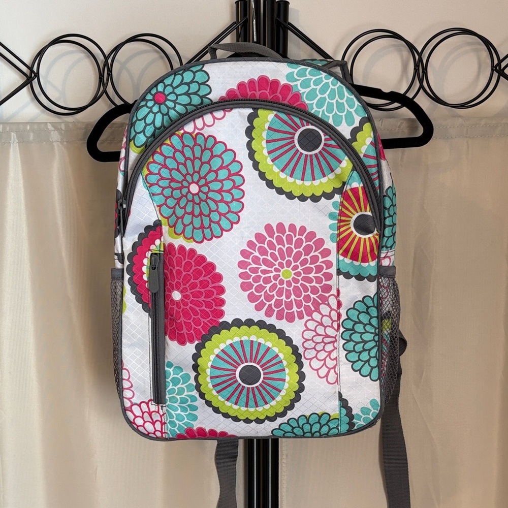Thirty-One Vibrant Floral Backpack